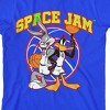 Bioworld Space Jam 1996 Collegiate Text With Bugs Bunny and Daffy Duck Youth Royal Blue Graphic Tee - image 2 of 3