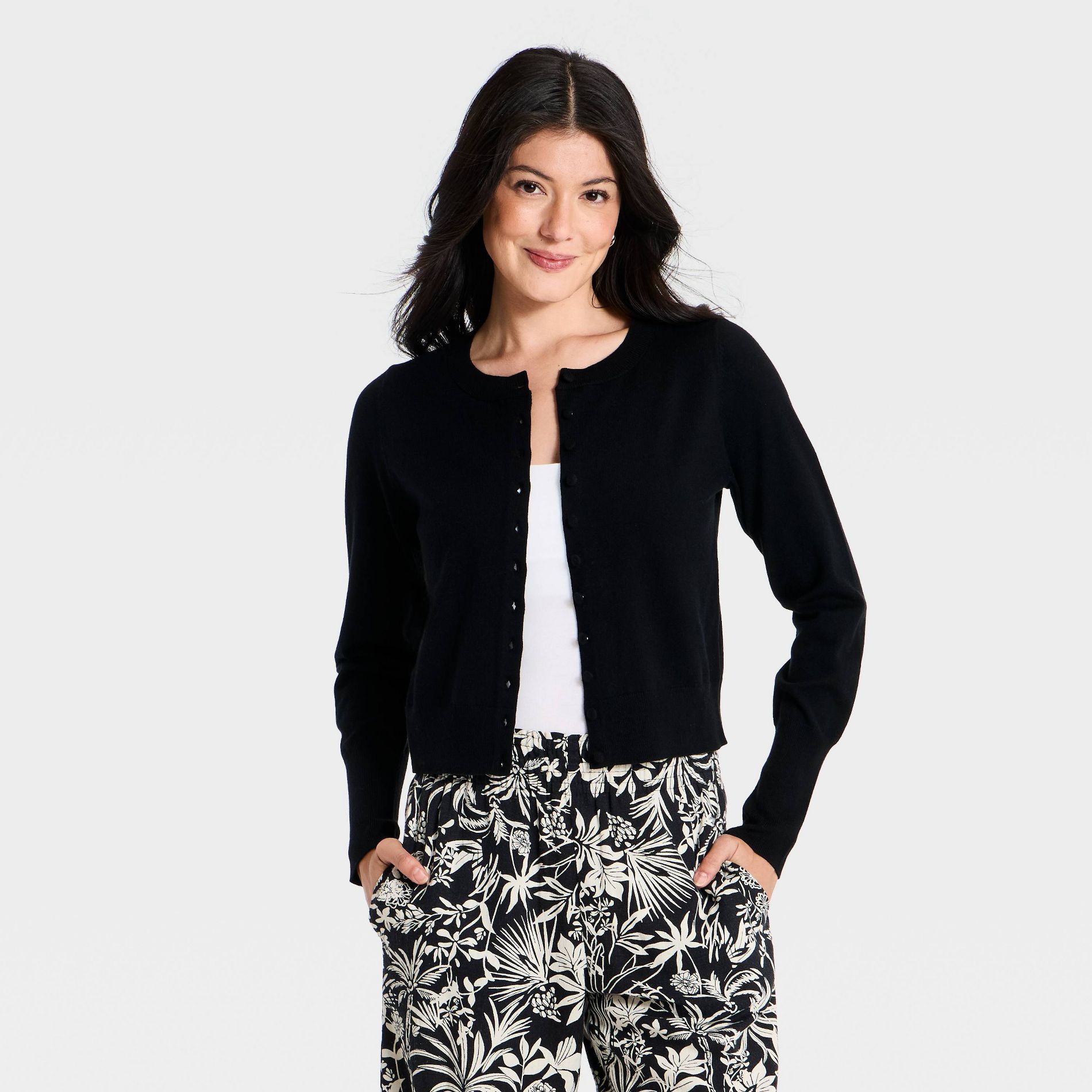 Women's Button-Up Sweater Cardigan - A New Day™