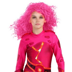 HalloweenCostumes.com One Size Fits Most Girl Girl's Lavagirl Halloween Costume Wig Accessory, Pink - 1 of 3