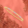 Ross-Simons 0.20 ct. t.w. Diamond Bangle Bracelet in 18kt Gold Over Sterling - 3 of 4