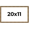 PosterPalooza | Textured Gold Picture Frame - UV Acrylic, Backing Board, Hanging Hardware Included - 3 of 4