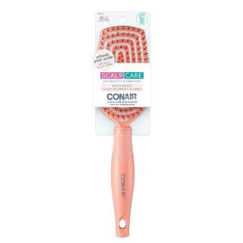Conair Scalp Care Flexi Head Cushion Hair Brush - All Hair - Peach