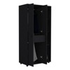 SEVOBAL Armoires with Double Doors Drawers Hanging Rods and Open Shelves for Bedroom and Closet Storage , Black, 35.4"*19.5"*71.7" - 3 of 4