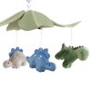 Lambs & Ivy Dino-Might Multicolor Dinosaur Musical Baby Crib Mobile Soother Toy - 4 of 4