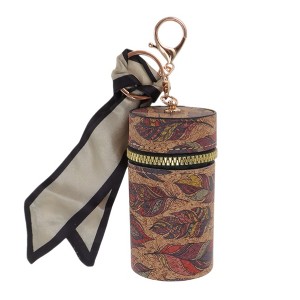 Unique Bargains Retro Lipstick Bag Handbag Charm Brown 1 Pc - 1 of 4