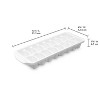 LunaLulinlk White stackable ice trays, set of 6, 16 ice trays per tray, BPA free - 4 of 4