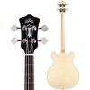 Guild Starfire Bass II Flamed Maple Short-Scale Semi-Hollow Electric Bass Guitar Natural - 4 of 4