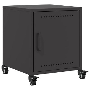 vidaXL Bedside Cabinet Cold-rolled Steel 14.2 x 15.4 x 17.1 in - 1 of 4