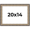 PosterPalooza | Ornate Silver Picture Frame - UV Acrylic, Backing Board, Hanging Hardware Included - 2 of 4