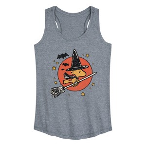 Women's - Peanuts - Woodstock Witch Graphic Racerback Tank - 1 of 4
