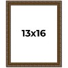 PosterPalooza | Sculpted Gold Picture Frame - UV Acrylic, Foam Board Backing, Hanging Hardware - 2 of 4