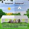 Premium Heavy Duty Party Tent, Large White Wedding Canopy with Removable Sidewalls, Includes 2 Storage Bags for Outdoor Events - 4 of 4
