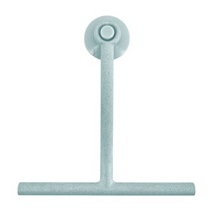 Home Mart Goods Blue Bamboo Shower Squeegee Tool For Glass Doors Windows With Suction Cup - 1 of 1