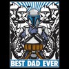 Men's Star Wars: A New Hope Best Dad Ever Boba Fett Poster T-Shirt - 2 of 4