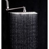 ALEXOUN  Rain Shower Head With Shower Arm (12 Inch Square, Brushed Nickel) - 4 of 4