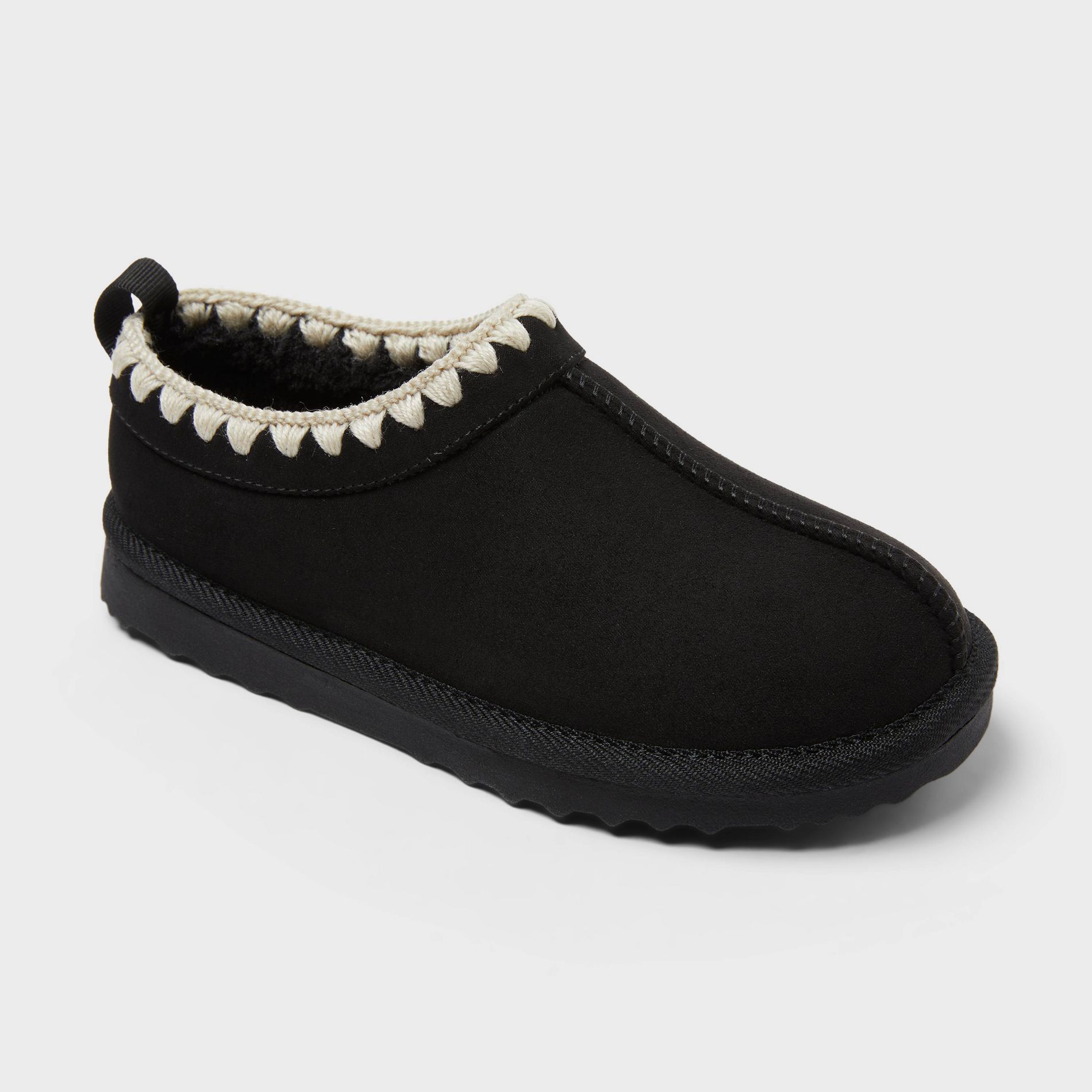 Kids' Nola Faux Suede Clog Slippers - Cat & Jack™ Brown