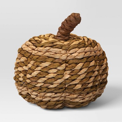 Small Patterned Woven Pumpkin Natural - Threshold™