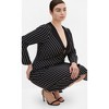 Women's Plus Size Enya Border Dress - black | CITY CHIC - 4 of 4