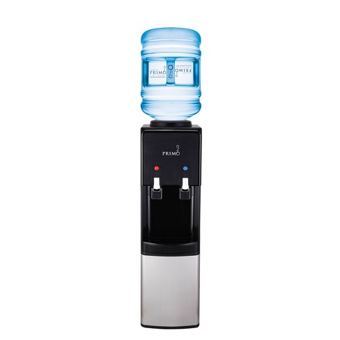 Primo Electronic Control Black & Stainless Steel Bottom Load Water Cooler