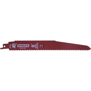 Diablo DS0908BFD 9" 8/10TPI Bi-Metal Reciprocating Saw Blade for Thick Metal - 1 of 3