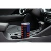 100 North 20 Ounce Stainless Steel On the Go Travel Tumbler With Push Top Lid, American Flag Veteran Black - 3 of 4