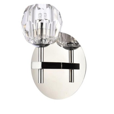 Elegant Lighting Eren 1 light Chrome wall sconce