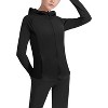 Girls Long Sleeve Zip Up Athletic Hoodie Top Lightweight Jacket Fishing Hiking Sun Protection Outwear - 2 of 3