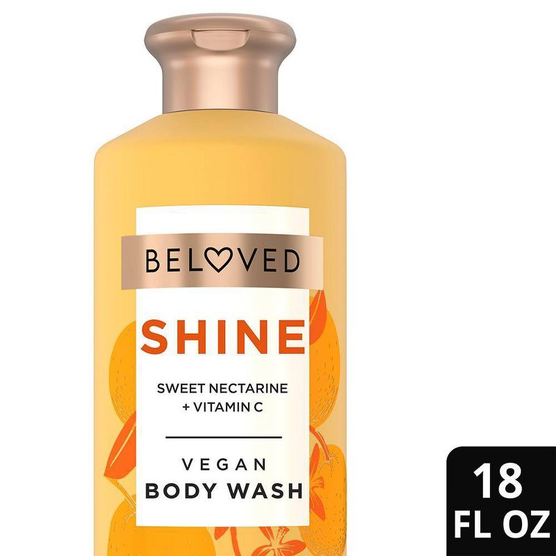 Beloved Shine Vegan Body Wash with Sweet Nectarine &#38; Vitamin C - 18 fl oz, 1 of 10