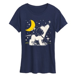Women's - Peanuts - 50s Snoopy Stars Short Sleeve Graphic T-Shirt - 1 of 4
