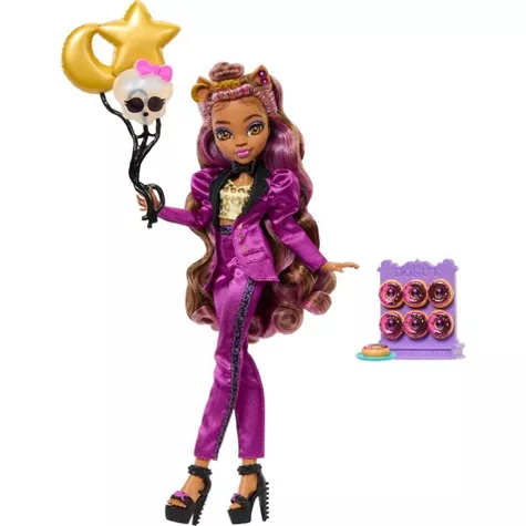 Monster High Clawdeen Wolf Fashion Doll in Monster Ball Party Fashion with Accessories, image 4 of 7 slides
