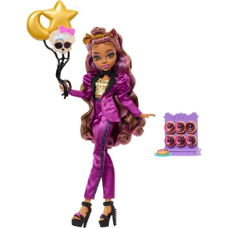 Monster High Clawdeen Wolf Fashion Doll in Monster Ball Party Fashion with Accessories, 4 of 9