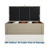 Cosco Outdoor Patio Deck Storage Extra Large Box 180 Gallons - 3 of 4