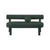 Meridian Furniture,Parlor Boucle Fabric Bench - 4 of 4