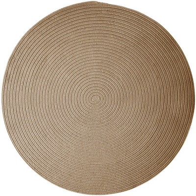 Colonial Mills Boca Raton - Caf Tostado 7 Ft round Round Rug Indoor/Outdoor 100% Polypropylene