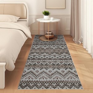 Living Room Rugs Soft Boho Geometric Area Rugs Non-Slip Washable Area Rug for Bedroom Home Office Dining Room - 1 of 4