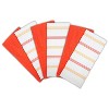 Sloppy Chef Premier Kitchen Towels (Pack of 6), 15x25, Striped, Cotton, Yellow/Saffron - 4 of 4