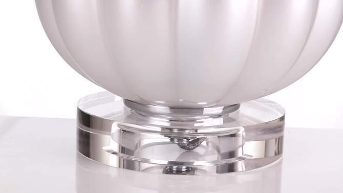 17.5" Glass/Crystal Pearl Table Lamp (Includes Energy Efficient Light Bulb) - JONATHAN Y, 2 of 6, play video