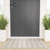Urban Wild Studio desert check small charcoal Looped Vinyl Welcome Mat - Society6 - 2 of 4