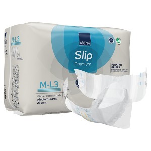 Abena Slip Flexi Fit Adult Incontinence Brief M Heavy Absorbency Breathable, 1000020861, 92 Ct - 1 of 4