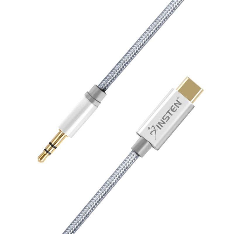 INSTEN USB C to 3.5mm Audio Aux Jack Cable, Only Compatible with iPad Pro, Galaxy S20 Note 10, Google Pixel 2/3/4 XL, OnePlus 6T 7 Pro, 3.3ft, White, 4 of 10