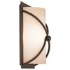 Minka Lavery Rustic Wall Light Sconce Aspen Bronze Hardwired 9 1/4" Fixture "X" Wire Design Scavo Glass Shade for Bedroom Bathroom - 3 of 4