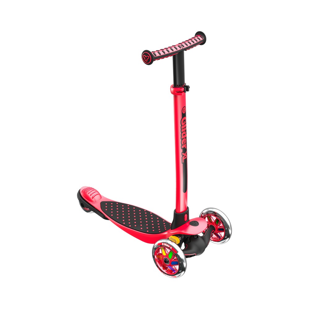 UPC 816661020611 product image for Y-volution Y-Glider XL Kids' 3 Wheeled Scooter - Red | upcitemdb.com