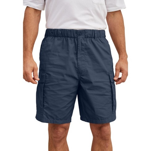 Big and tall navy blue hot sale cargo shorts