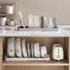 Fortune Candy Retractable Cabinet Organizer Rack, Pot Lid Holder with 6 Adjustable Dividers for Cutting Boards, Pans, and Kitchen Storage - 2 of 4