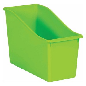 Teacher Created Resources Lime Plastic Book Bin (Pack of 6) - 1 of 1