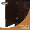 4 Door Sideboard, Large Storage Cabinet with Adjustable Shelves and Long Handles,Buffet Cabinet for Kitchen Dining Room Living Room - Leovsnove - 4 of 4