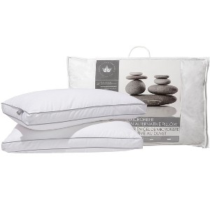 Canadian Down & Feather Company - Gel Microfiber Down Alternative Pillow, Medium Support - 2 Pack - 1 of 4