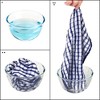 Unique Bargains Cotton Checkered Kitchen Dish Cloth 11" x 16" 12 Pcs - image 4 of 4