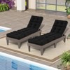 Tangkula 73" Lounge Chaise Cushion Padded Recliner Cushion - 4 of 4