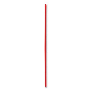 Boardwalk Single-Tube Stir-Straws,5.25", Polypropylene, Red - Box of 10000 - 1 of 4